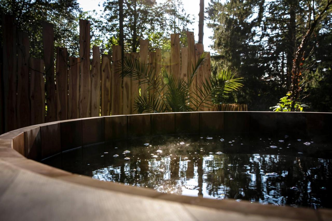 Bain de forêt - Lodges Cosy&Spa Neufchâtel-Hardelot Extérieur photo