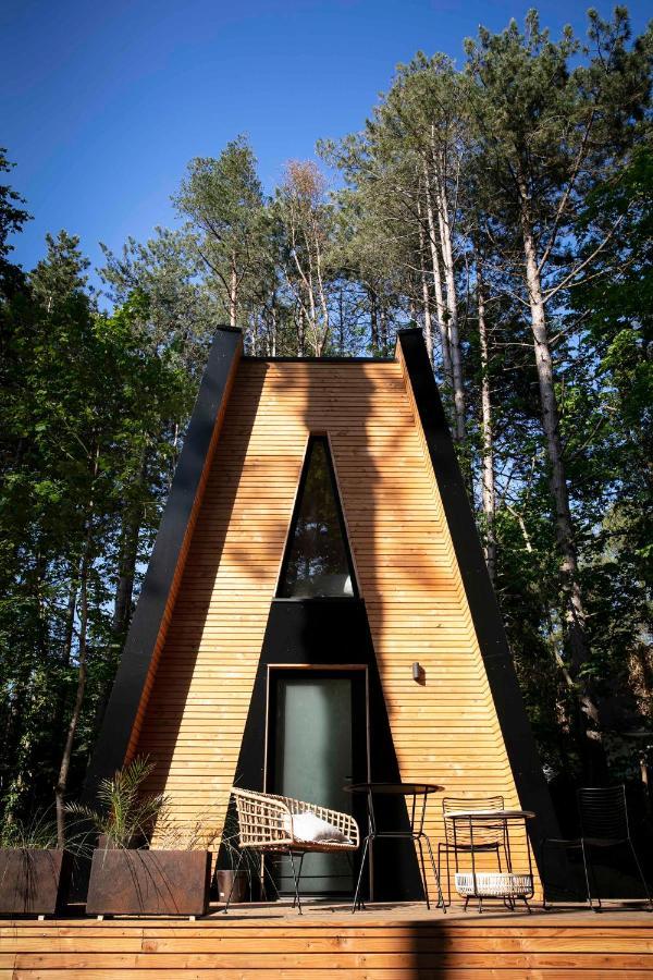 Bain de forêt - Lodges Cosy&Spa Neufchâtel-Hardelot Extérieur photo