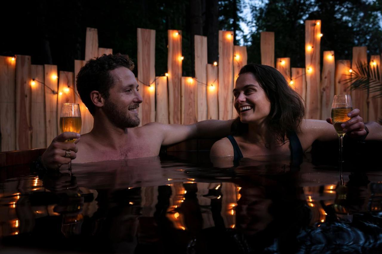 Bain de forêt - Lodges Cosy&Spa Neufchâtel-Hardelot Extérieur photo
