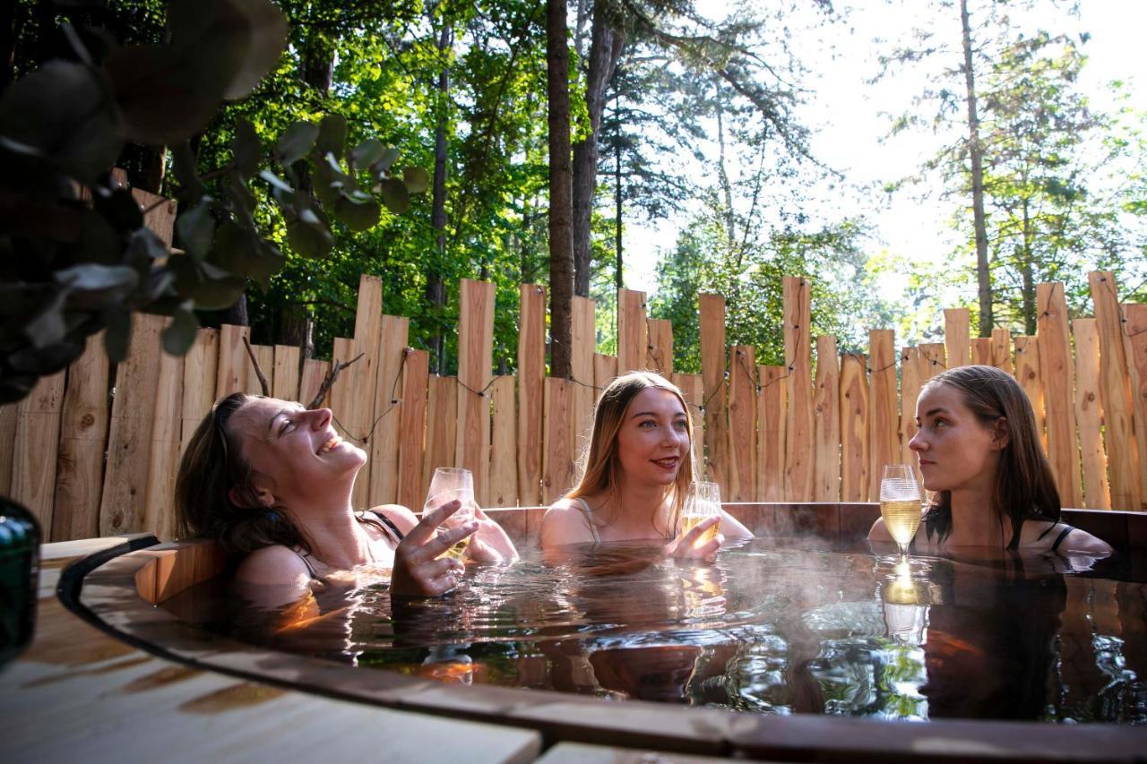 Bain de forêt - Lodges Cosy&Spa Neufchâtel-Hardelot Extérieur photo