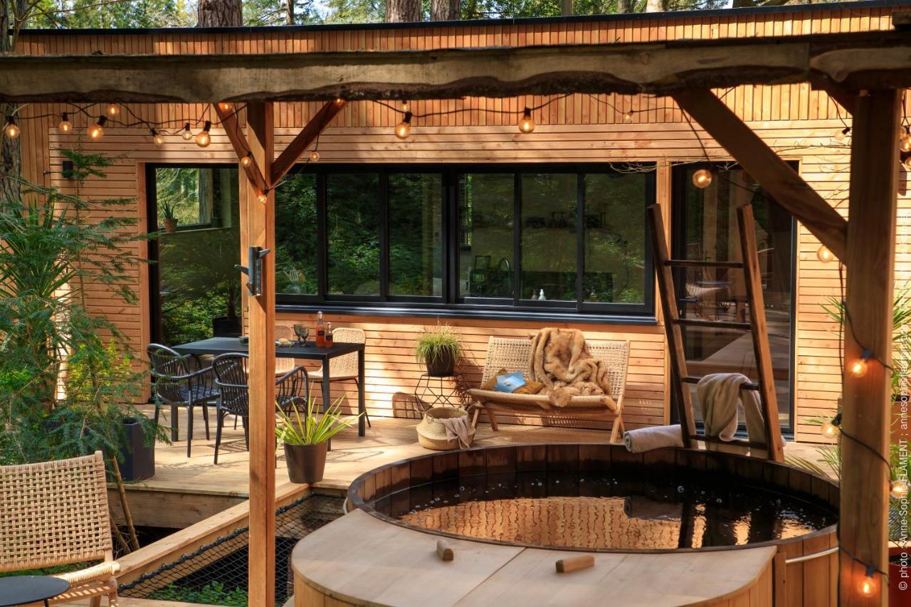 Bain de forêt - Lodges Cosy&Spa Neufchâtel-Hardelot Chambre photo
